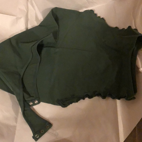 Free People Feels Right Olive Seamless Bodysuit - Picture 7 of 8